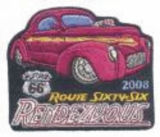 2008 ROUTE 66 RENDEZVOUS '41 Willys souvenir patch