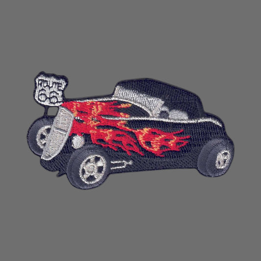 1933 Ford Hi-Boy Roadster Route 66 Souvenir Patch - 0066-33
