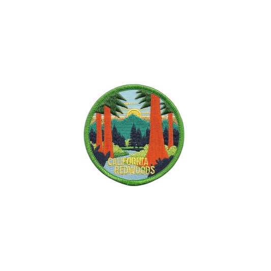 California Redwoods Circle Patch - 10608