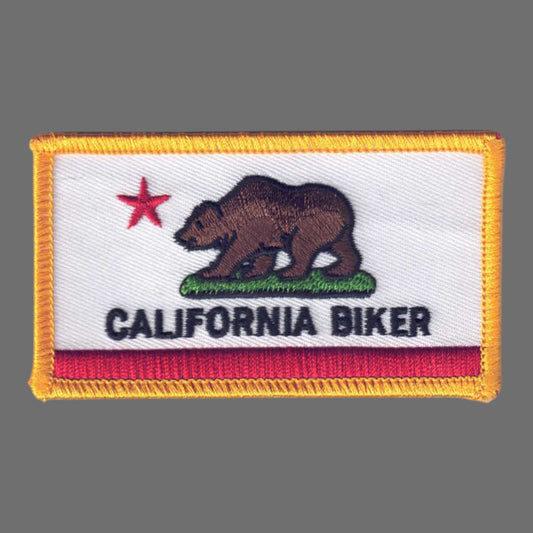 CALIFORNIA Biker Flag Souvenir Patch - 1244