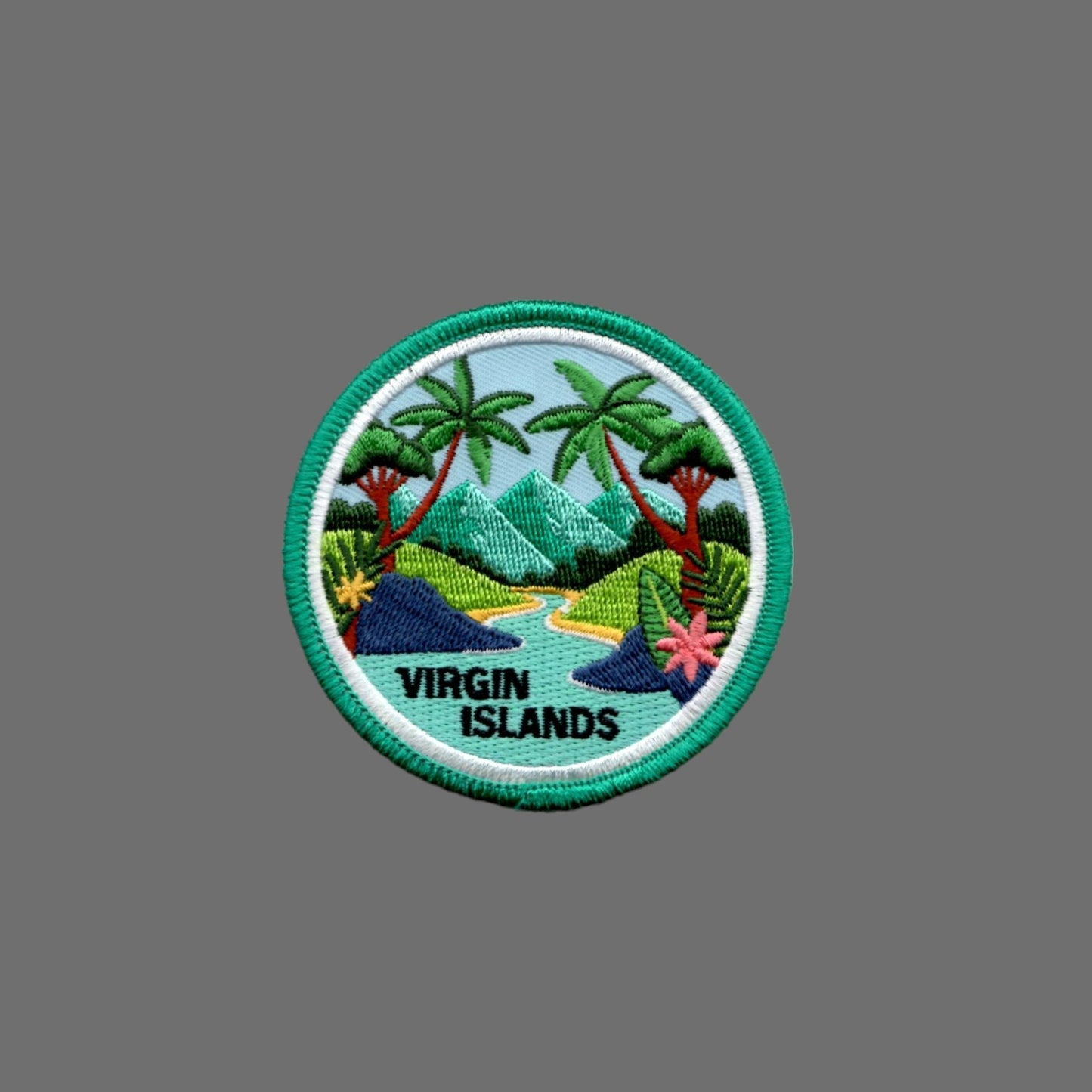 Virgin Islands Patch – Travel Gift – Iron On - 10580