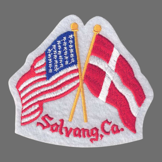 Solvang CA Flags Souvenir Patch - 4554