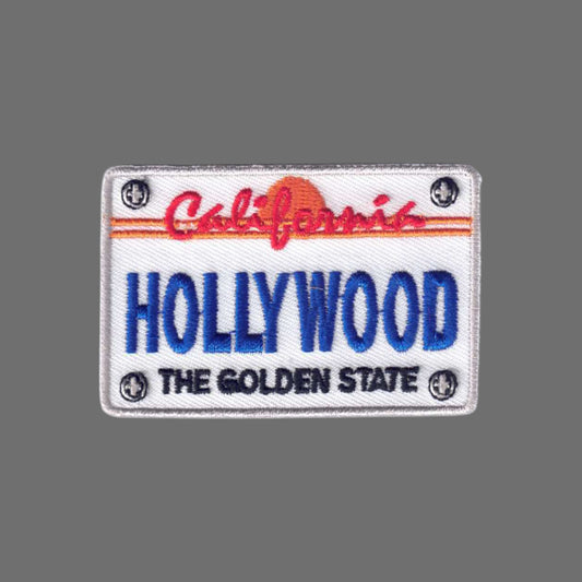 HOLLYWOOD License Plate Patch - 4658
