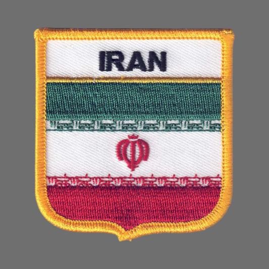 IRAN Flag Shield Patch - 6381