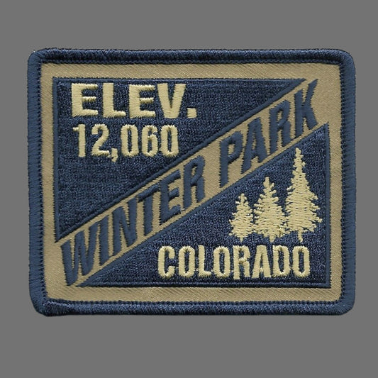 Winter Park – Colorado Patch – Ski Patch- CO Ski – Travel Patch – Iron On 3.25" – Colorado Souvenir Applique Embellishment