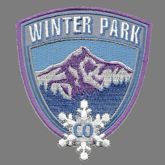 Winter Park Colorado Patch – Ski Patch- CO Resort Patch – Colorado Souvenir – Travel Patch – Iron On – Embellishment – Applique 3.25"