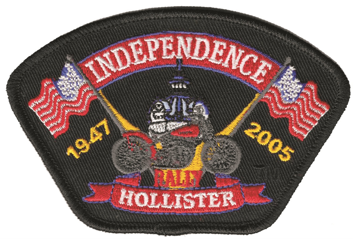 INDEPENDENCE RALLY HOLLISTER embroidered patch