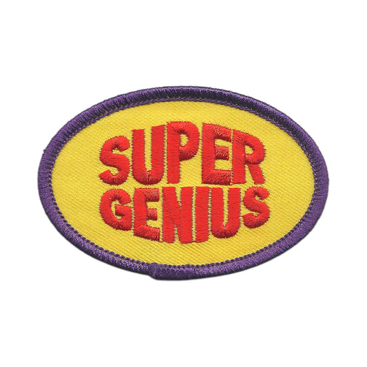 SUPER GENIUS Embroidered Patch - 0-0920