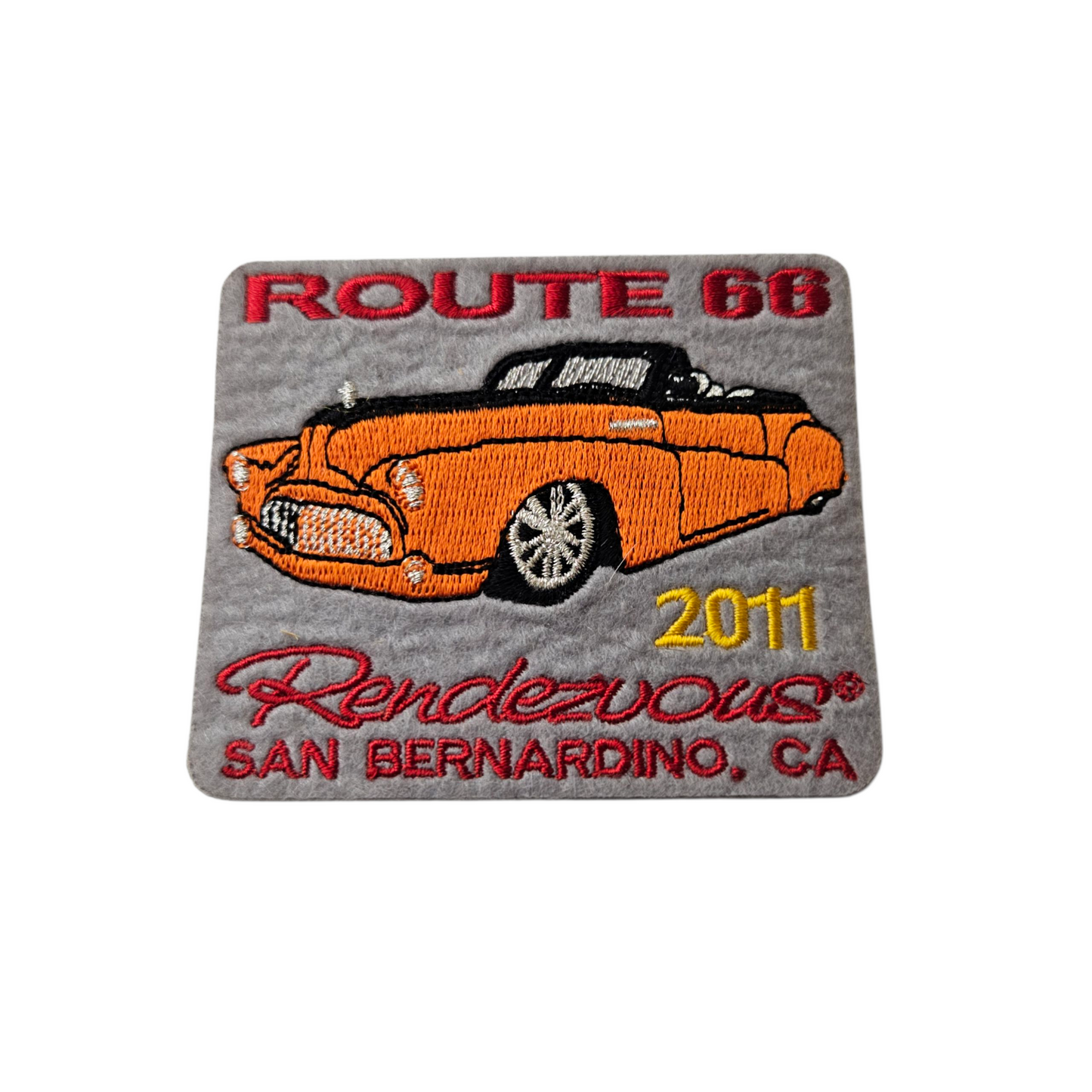 2011 ROUTE 66 RENDEZVOUS - SAN BERNARDINO Souvenir Patch - 0-6666-11A