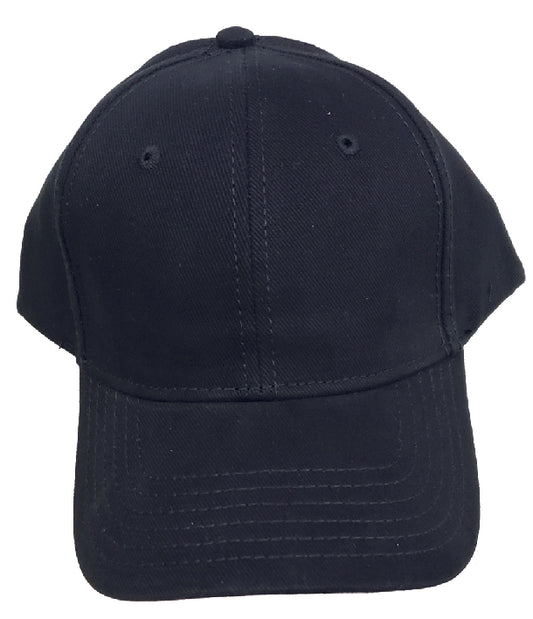 Kids Black Cap or Hat Unstructured - 0174K-01