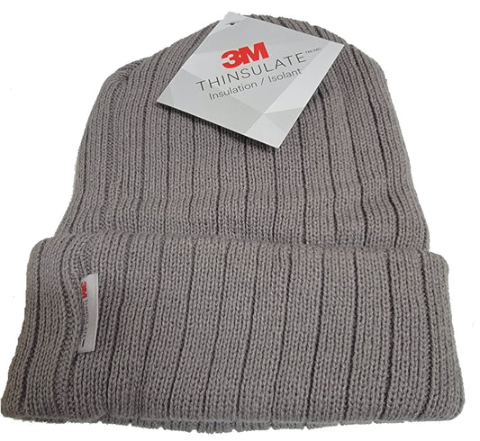 Medium Gray Thinsulate Lined Knit Beanie 0182-THIN-58