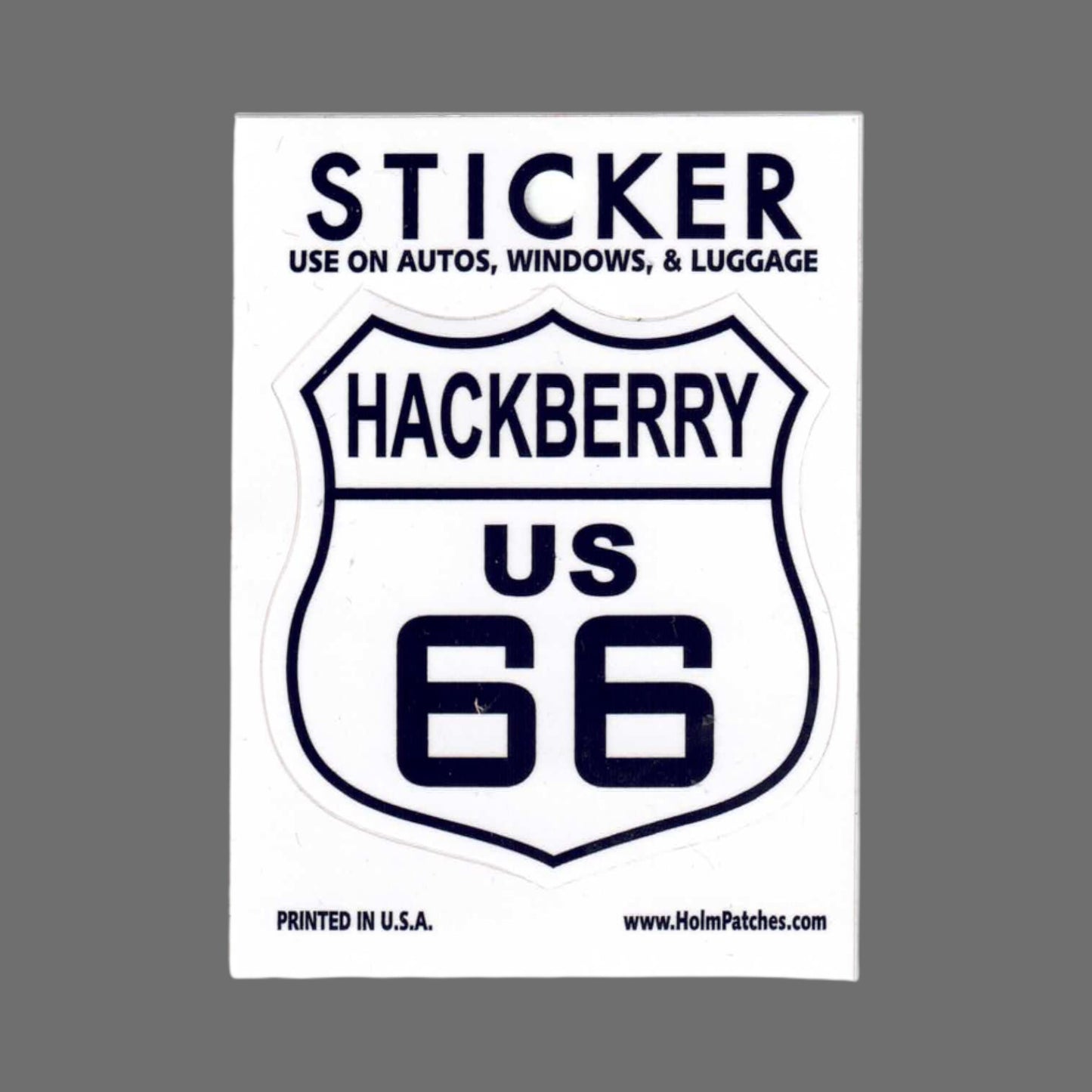 Hackberry US 66 sticker - 0450-66HACKBERRY