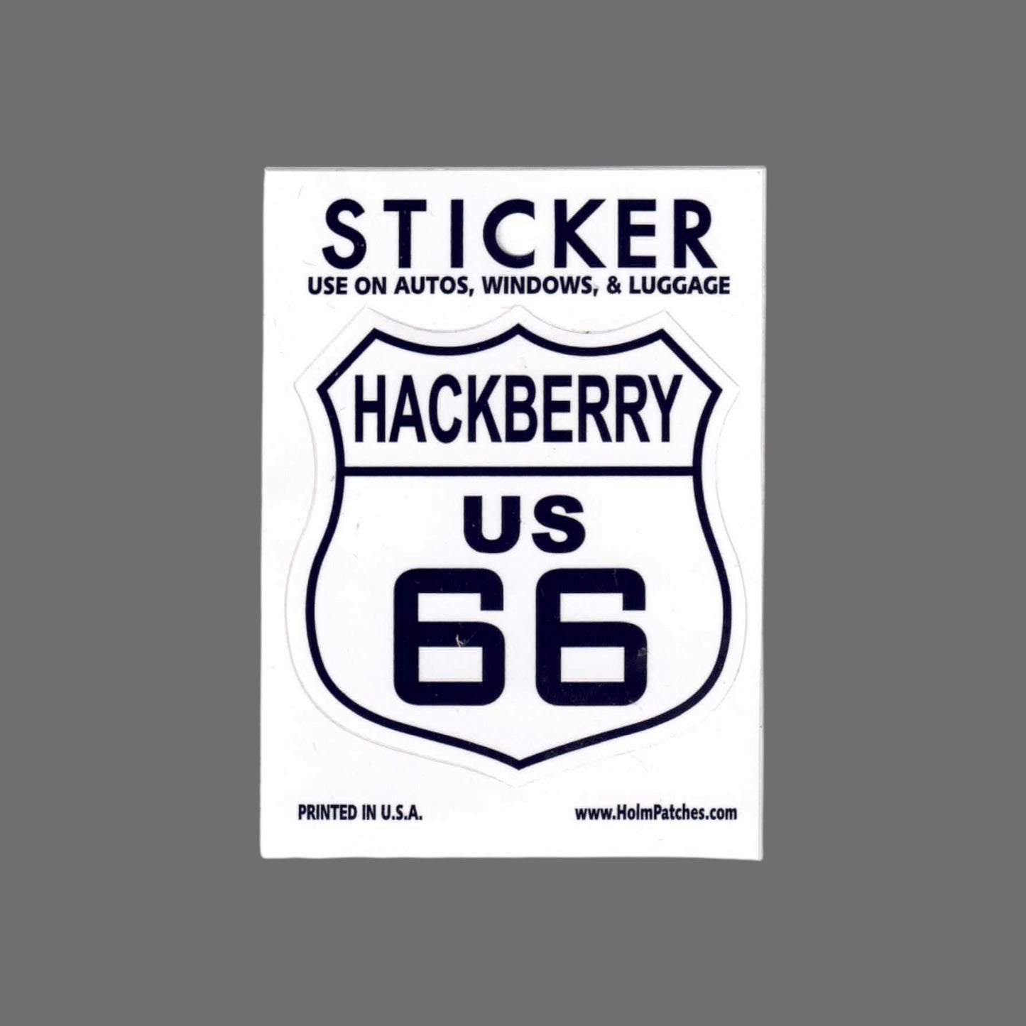 Hackberry US 66 sticker - 0450-66HACKBERRY
