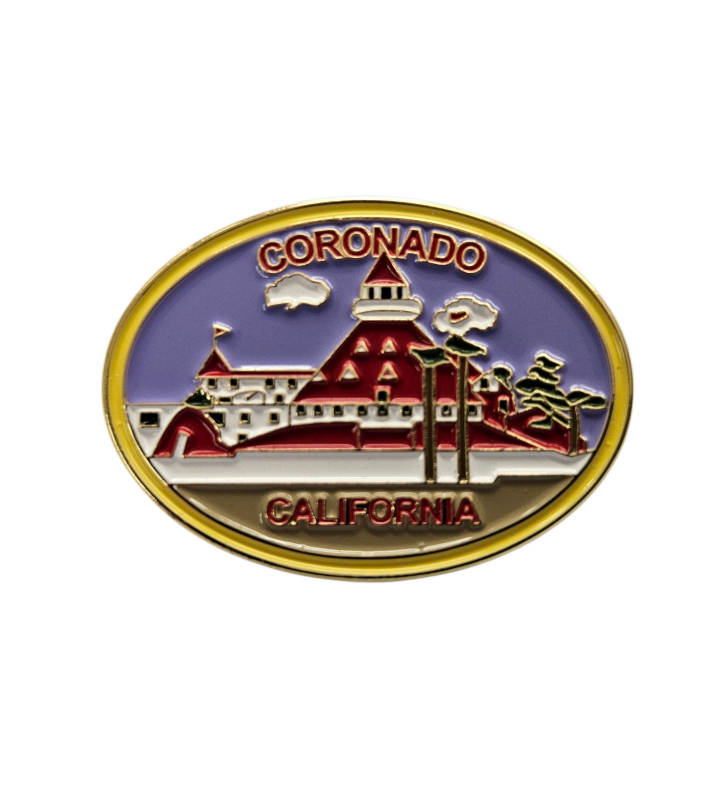 CORONADO CALIFORNIA Souvenir Hat Pin - 0475-4699
