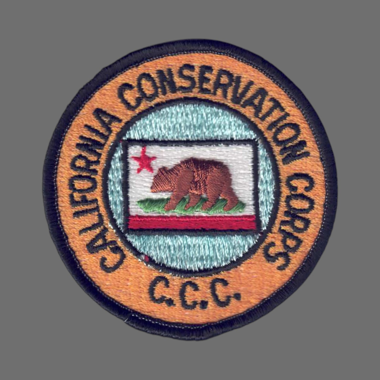 California Conservation Corps Souvenir Patch - 0509-CCC