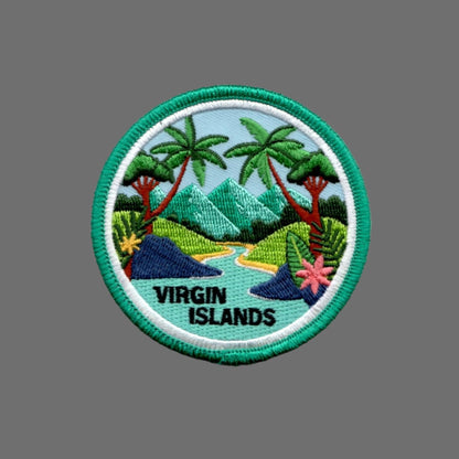 Virgin Islands Patch – Travel Gift – Iron On - 10580