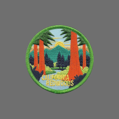 California Redwoods Circle Patch - 10608