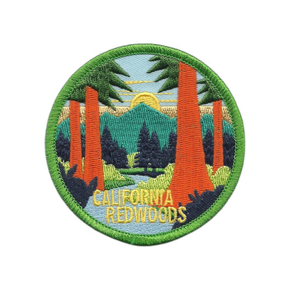 California Redwoods Circle Patch - 10608
