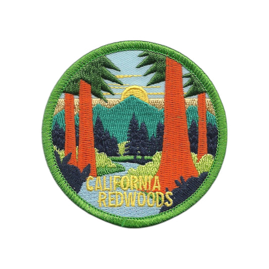 California Redwoods Circle Patch - 10608