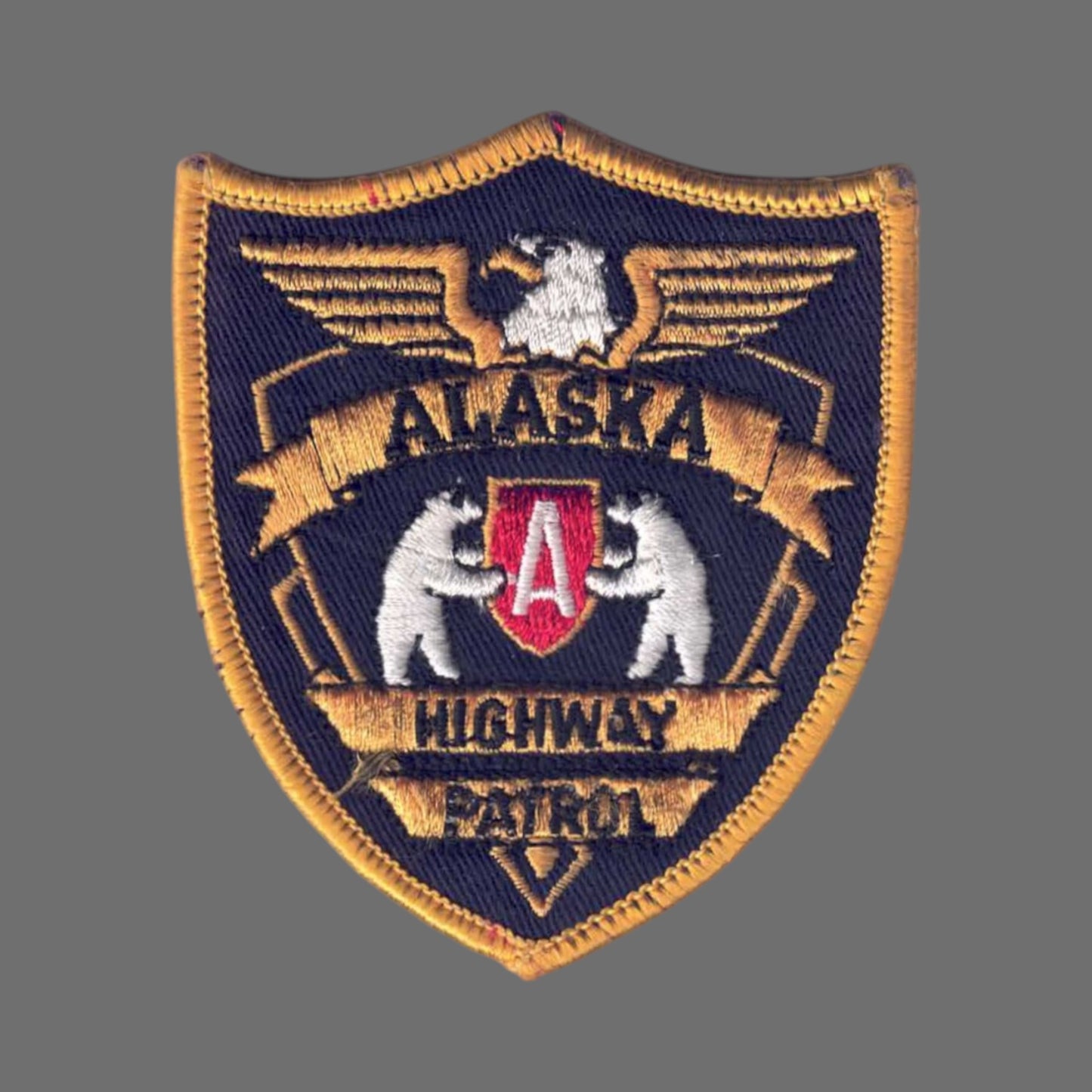 ALASKA Highway Patrol Souvenir Patch - 1090
