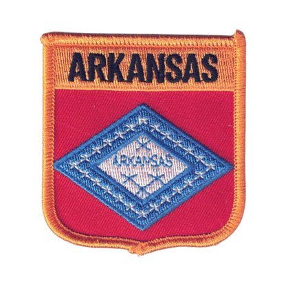 ARKANSAS Med Sate Flag Souvenir Patch - 1155