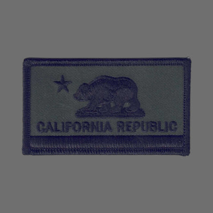 CALIFORNIA REPUBLIC Flag Olive Drab Patch - 1204-OD