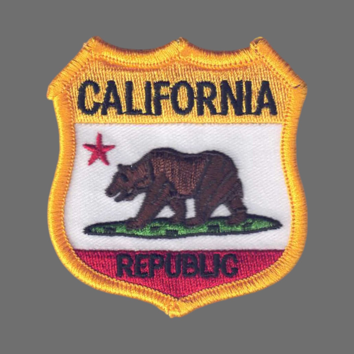 CALIFORNIA REPUBLIC Crest Souvenir Patch - 1207