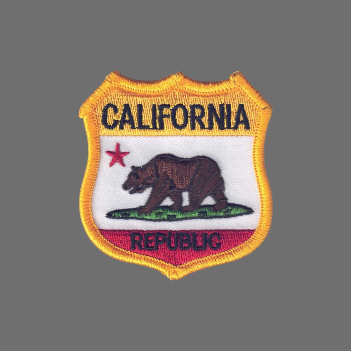 CALIFORNIA REPUBLIC Crest Souvenir Patch - 1207