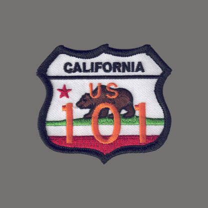 CALIFORNIA US 101 CA Bear Flag Patch - 1238