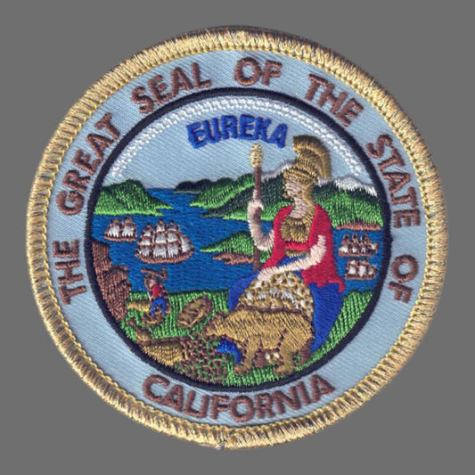 CALIFORNIA CA State Seal Souvenir Patch  -1239