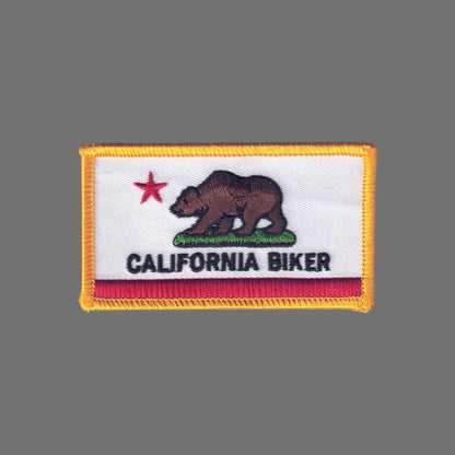 CALIFORNIA Biker Flag Souvenir Patch - 1244