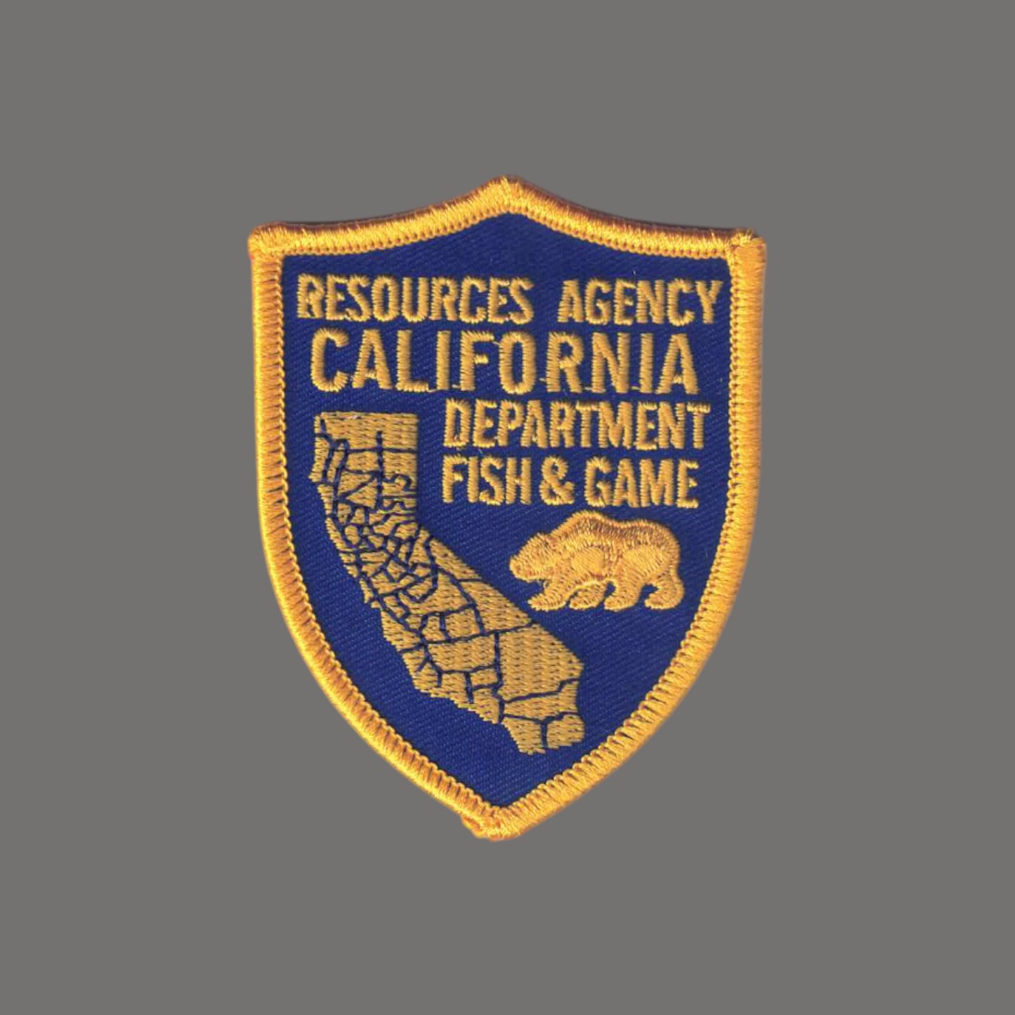 CALIFORNIA Fish and Game Souvenir Patch - 1250