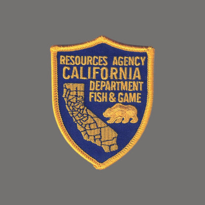 CALIFORNIA Fish and Game Souvenir Patch - 1250