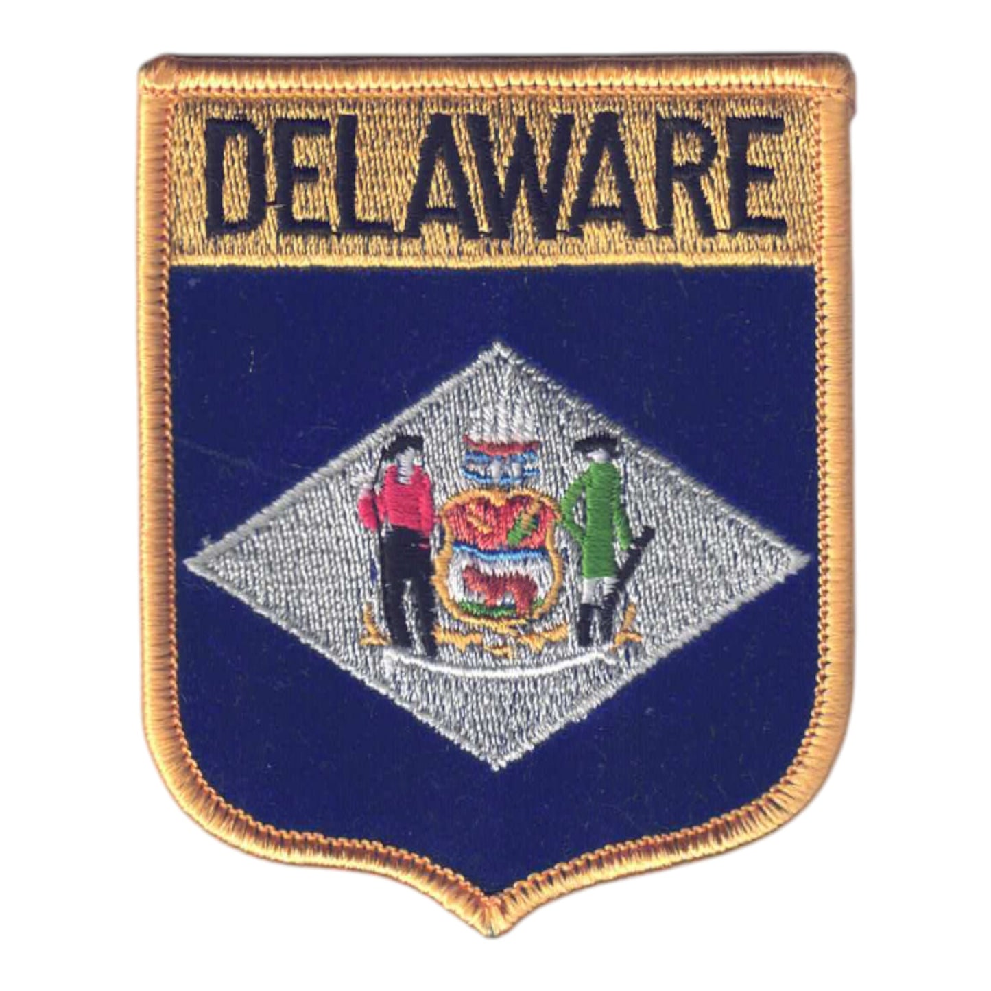 DELAWARE Large Flag Shield Patch - 1352