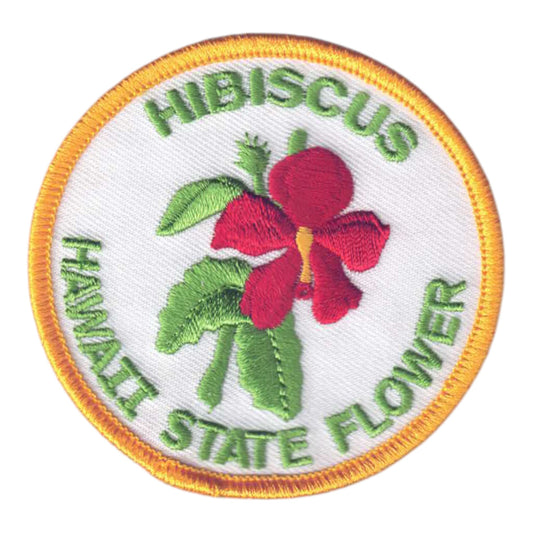 Hawaii Hibiscus State Flower Souvenir Patch - 1575