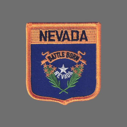 NEVADA Med Flag Shield Souvenir Patch - 2405