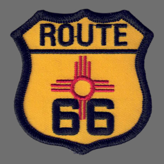 ROUTE 66 on New Mexico Flag Patch - 2567