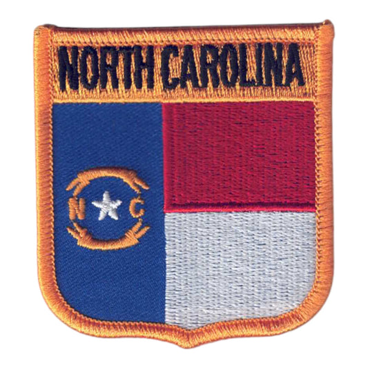 NORTH CAROLINA Med Flag Shield Patch - 2655