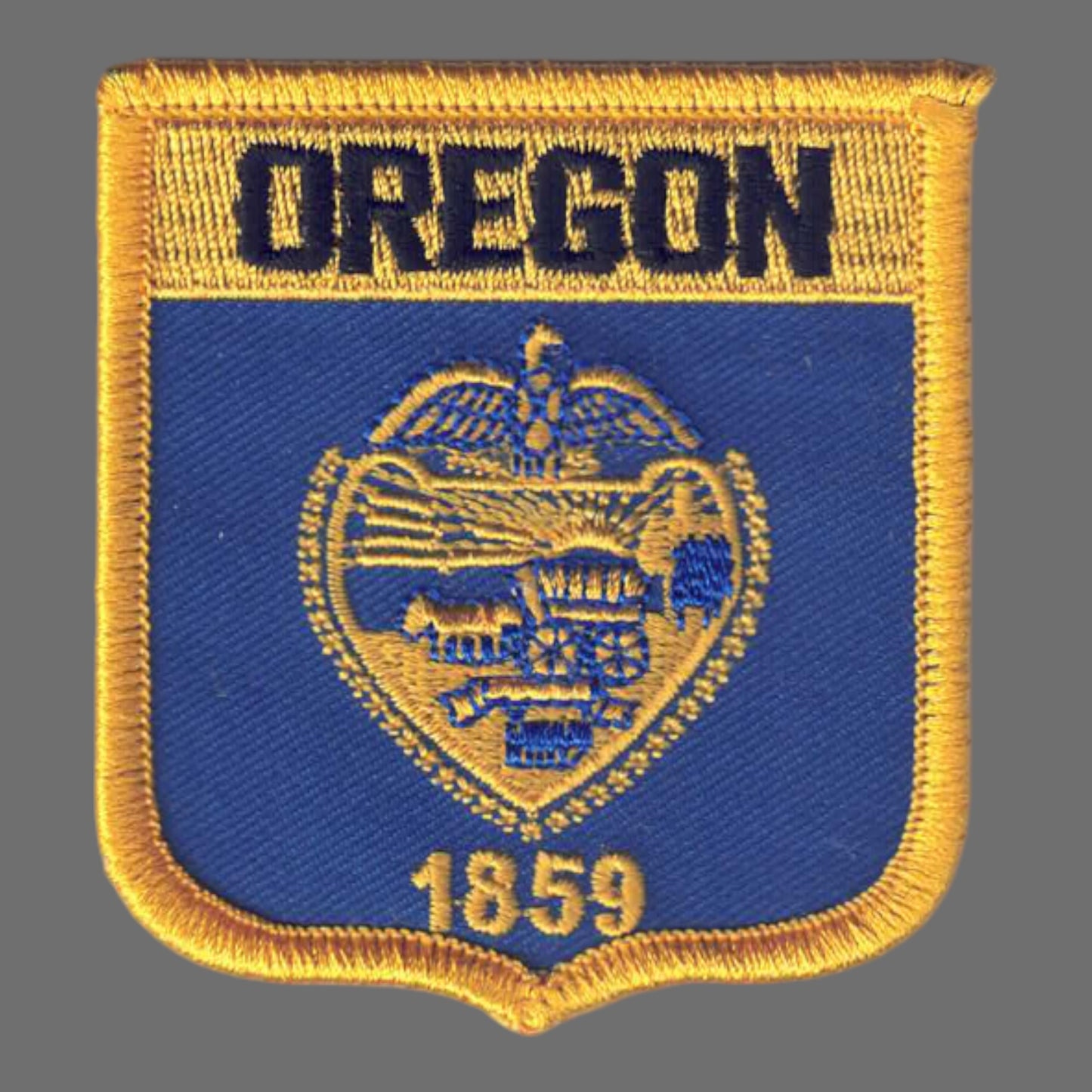 OREGON Med Flag Shield Patch - 2855