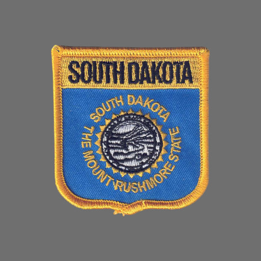 SOUTH DAKOTA Med Flag Shield Patch - 3055