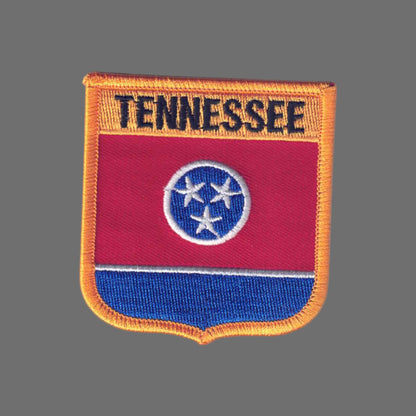 TENNESSEE Med Flag Shield Patch - 3105