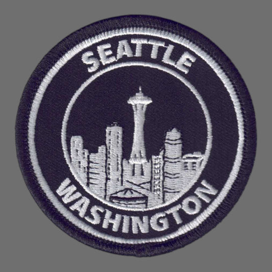 SEATTLE Skyline Black Patch - 3357