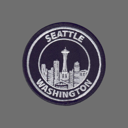 SEATTLE Skyline Black Patch - 3357