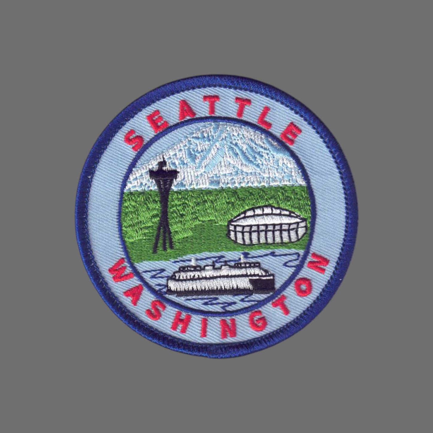 SEATTLE Washington Souvenir Patch Blue - 3395