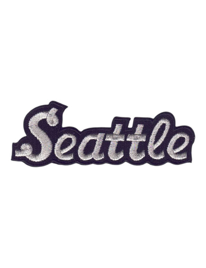 Seattle Silver Script Text Patch - 3396-58M/01