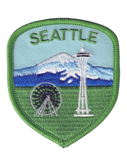 SEATTLE Space Needle Green Patch - 3398