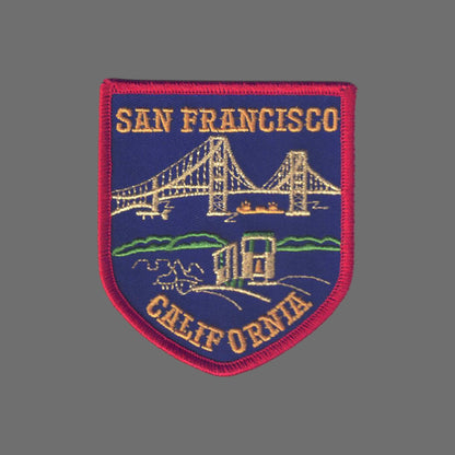 SAN FRANCISCO Shield Patch Red Border - 4001-21M