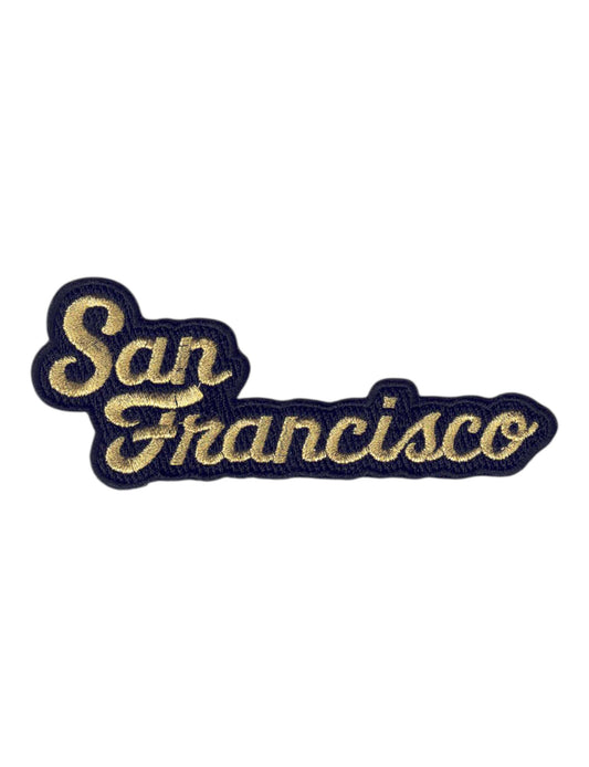 San Francisco Gold Scrip Text Patch - 4020-21M/01