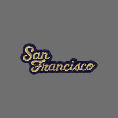 San Francisco Gold Scrip Text Patch - 4020-21M/01