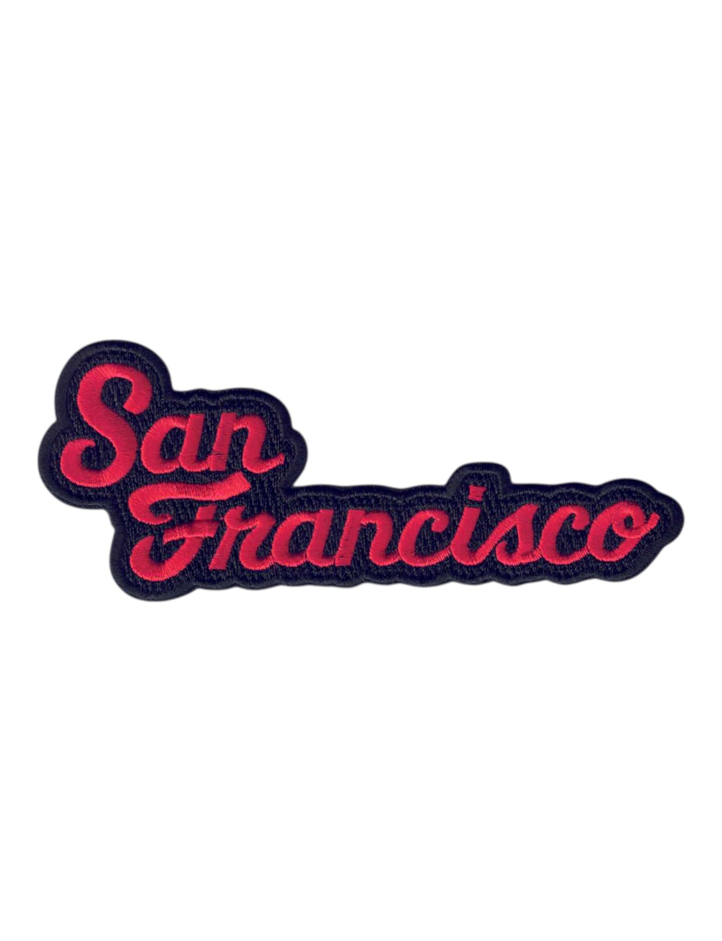 San Francisco Red Black Script Patch -  4020-36/01